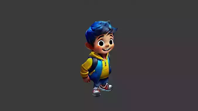 Kid Cartoon Character