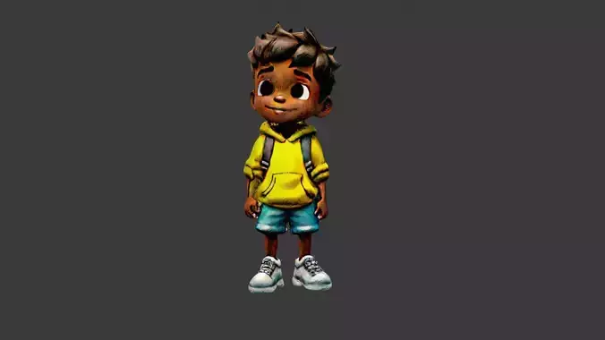 Boy Cartoon Character