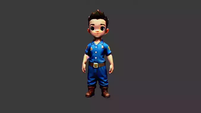 Boy Cartoon Character