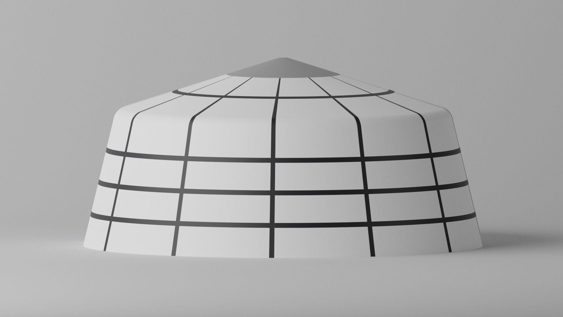 Cartoon Mongolian Yurt 2 3D model_4