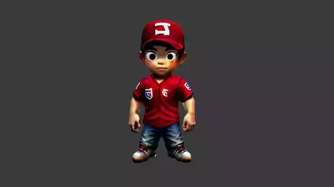 Boy Cartoon Character