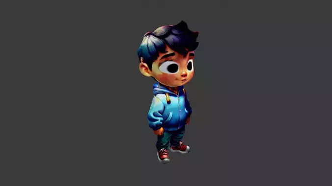 Boy Cartoon Character