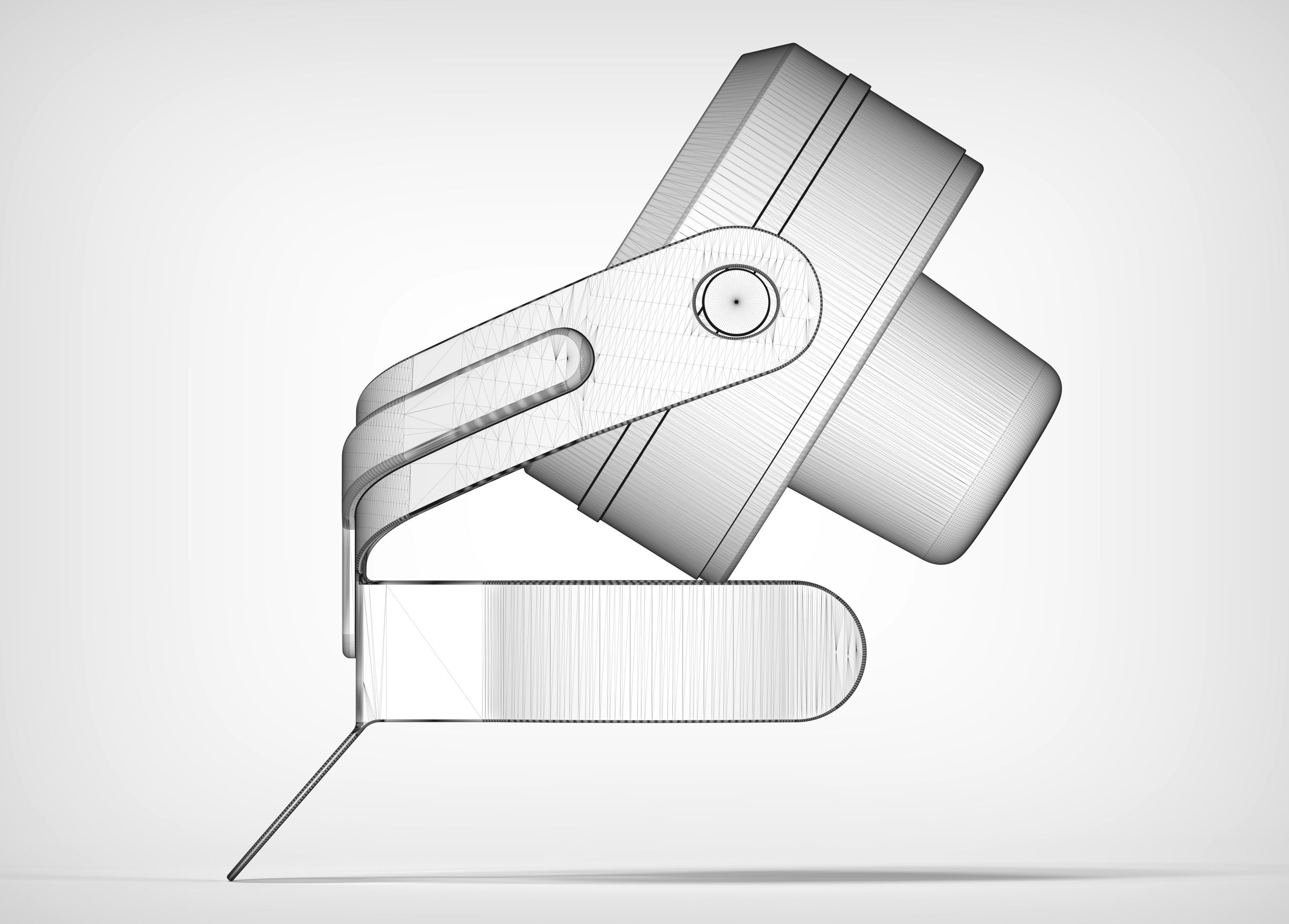 Mechanical bottle cap 3D model_4