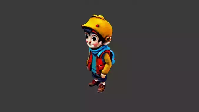 Boy Cartoon Character