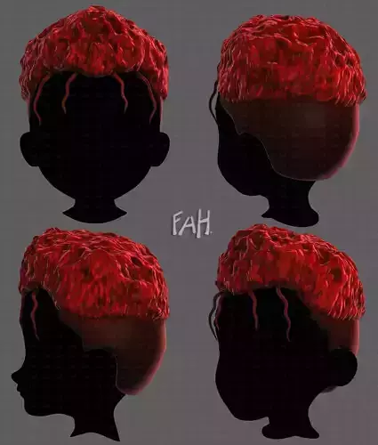 3D Hair style for boy V118