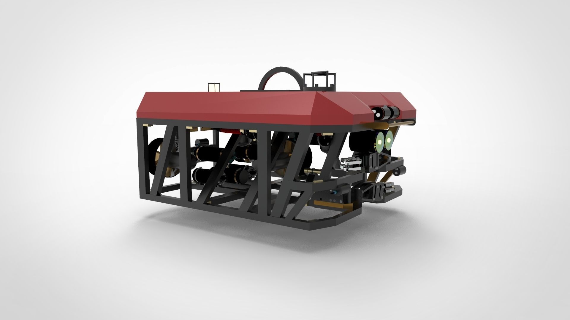 Submersible Remotely Operated Vehicle 3D model_1