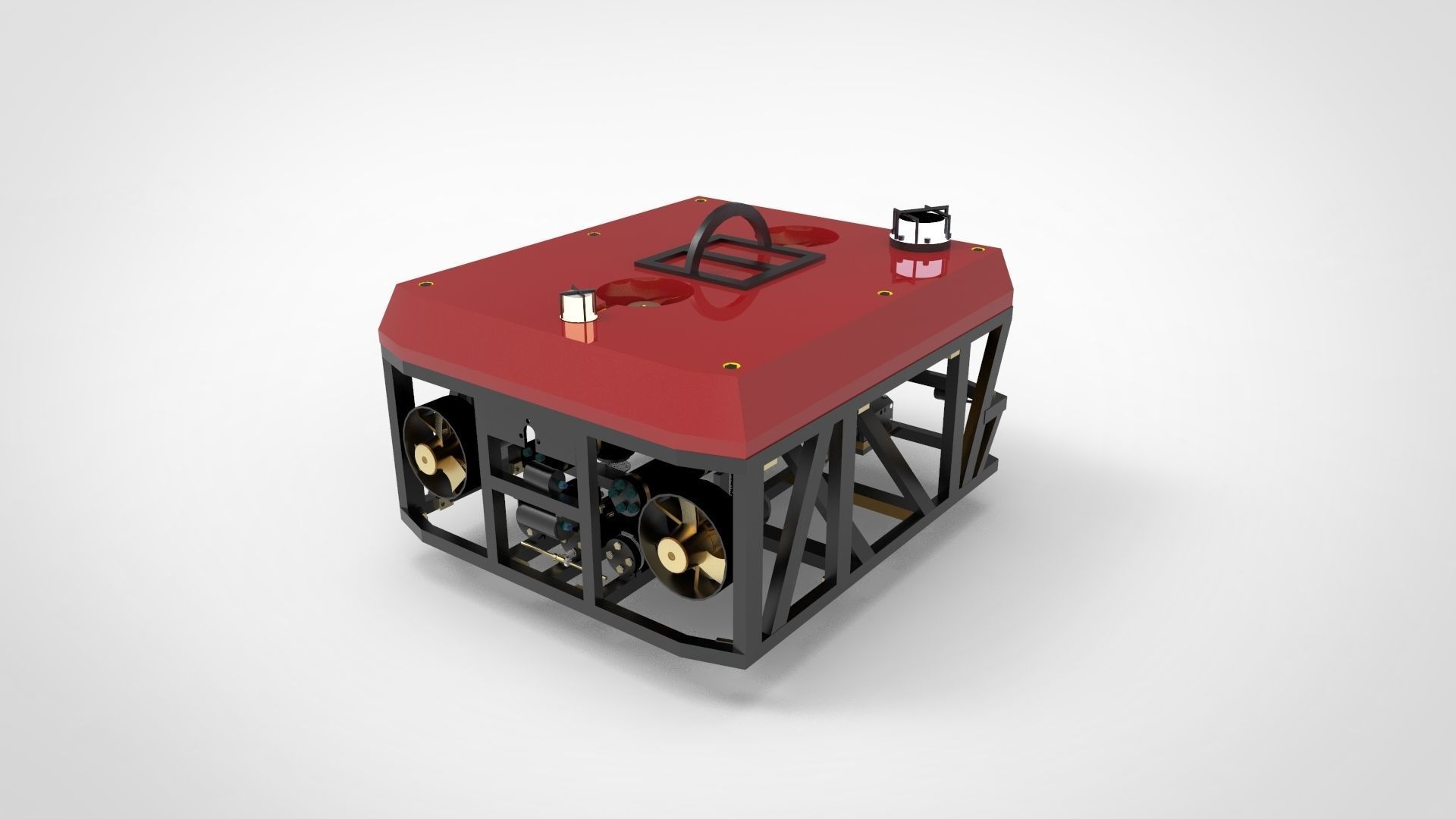 Submersible Remotely Operated Vehicle 3D model_2