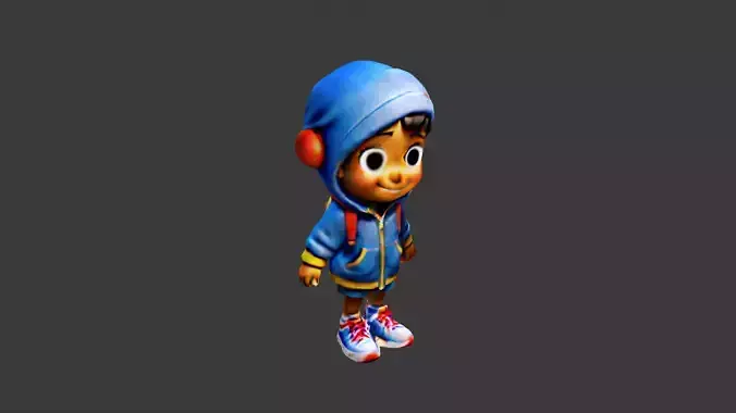 Boy Cartoon Character