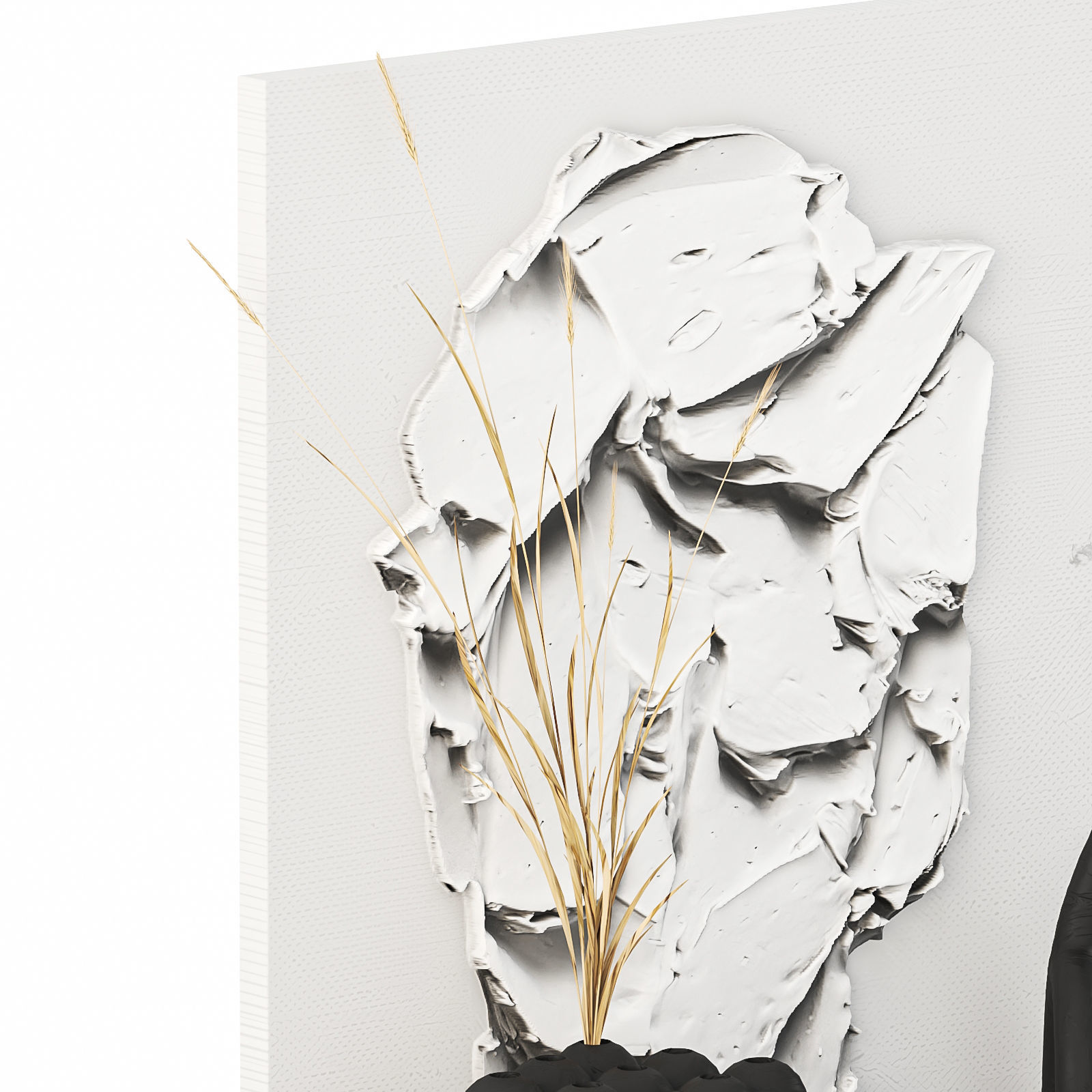 Dec Set Plaster portrait 02 3D model_2