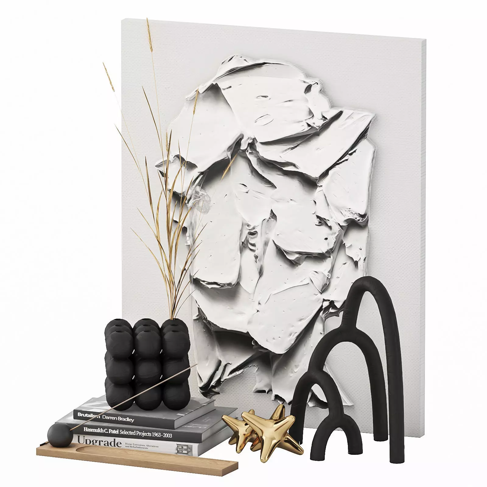 Dec Set Plaster portrait 02 3D model_0