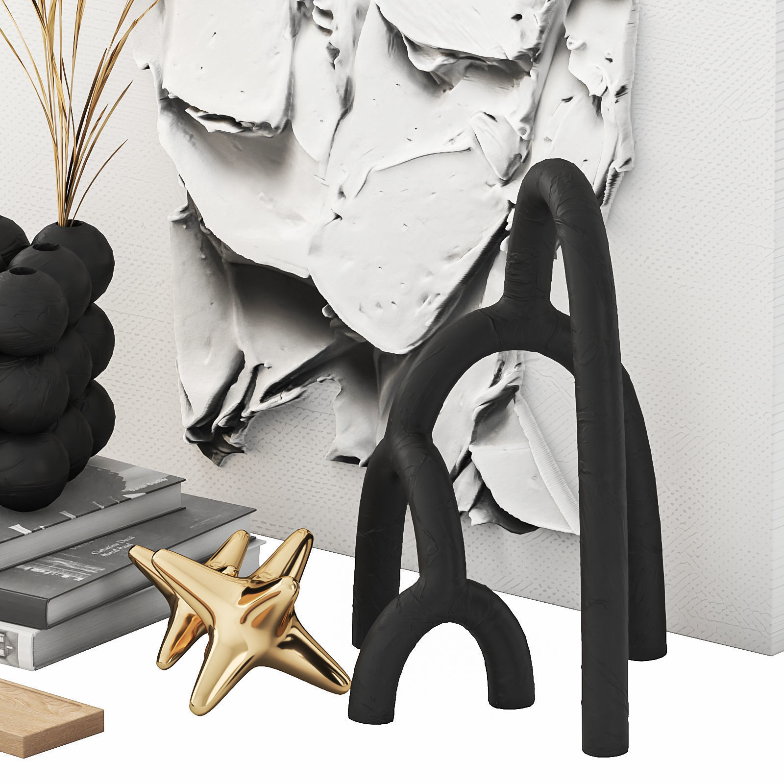 Dec Set Plaster portrait 02 3D model_3