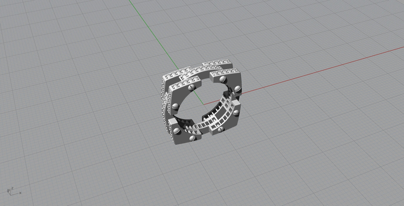 Mens Rings  3D print model_11