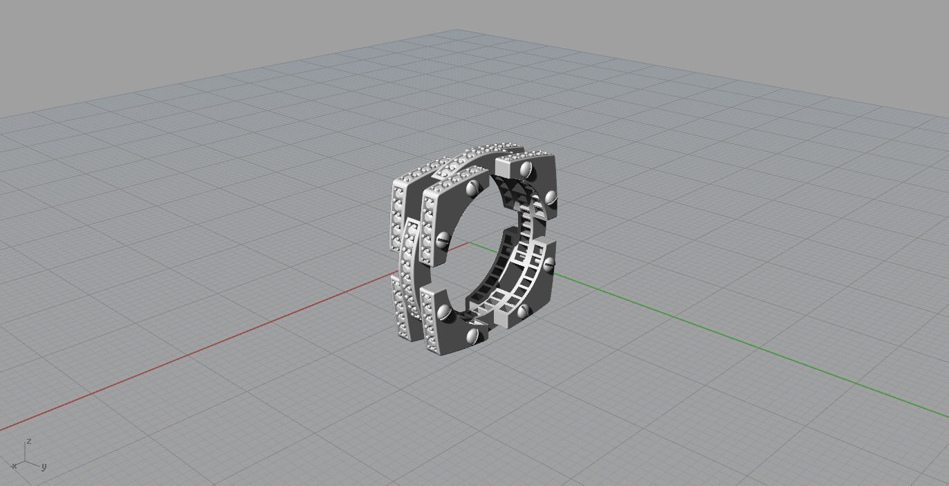 Mens Rings  3D print model_7