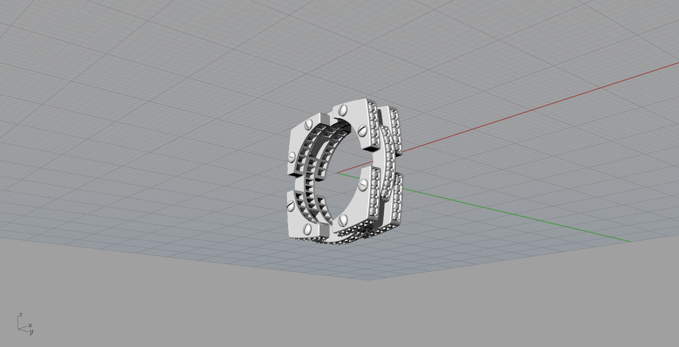 Mens Rings  3D print model_12