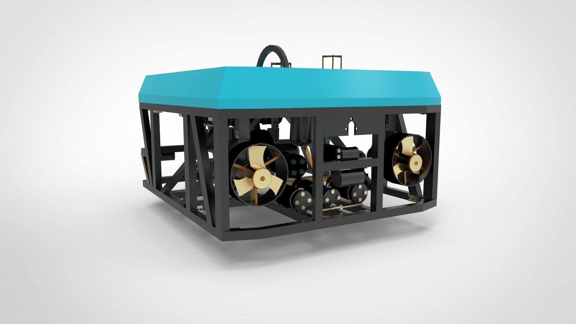 Submersible Remotely Operated Vehicle 3D model_2