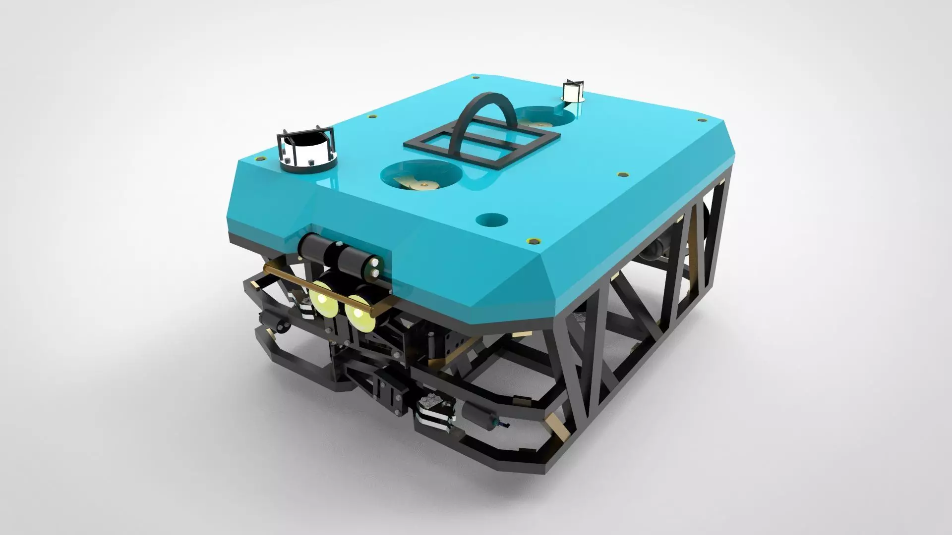 Submersible Remotely Operated Vehicle 3D model_0