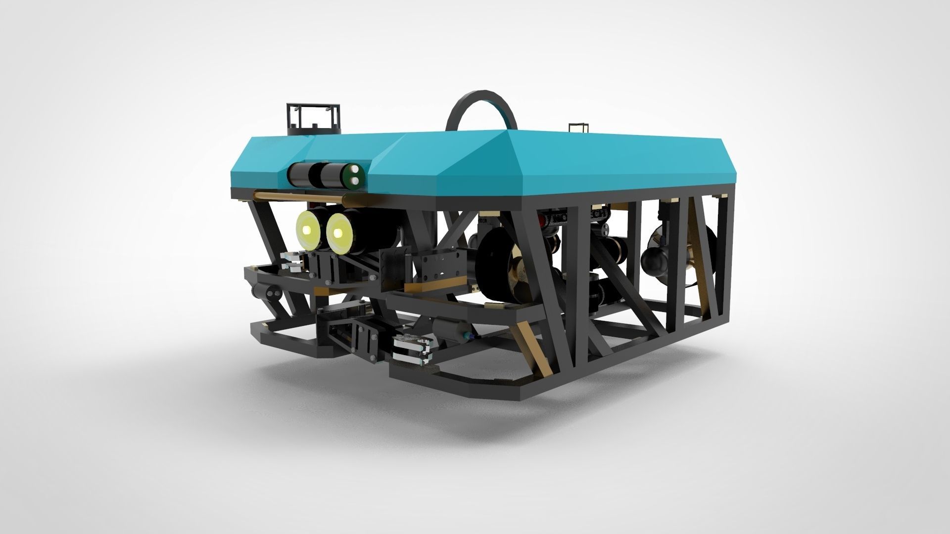 Submersible Remotely Operated Vehicle 3D model_1