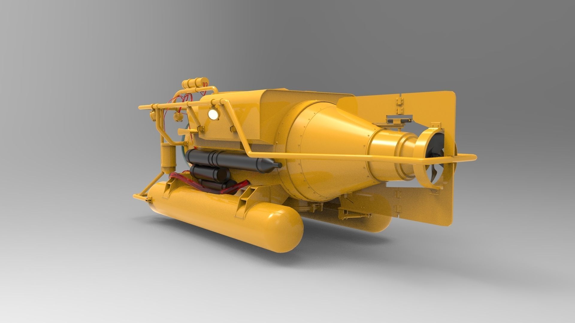 Submersible Underwater Vehicle 3D model_3