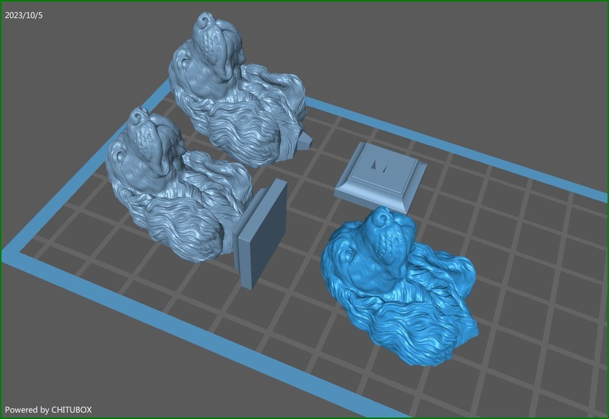 English Cocker Spaniel bust 3D print model_30