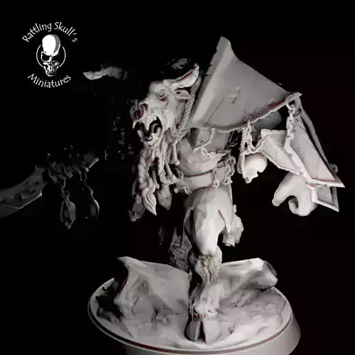 Minotaur heads collectionner STL supported 3D print model
