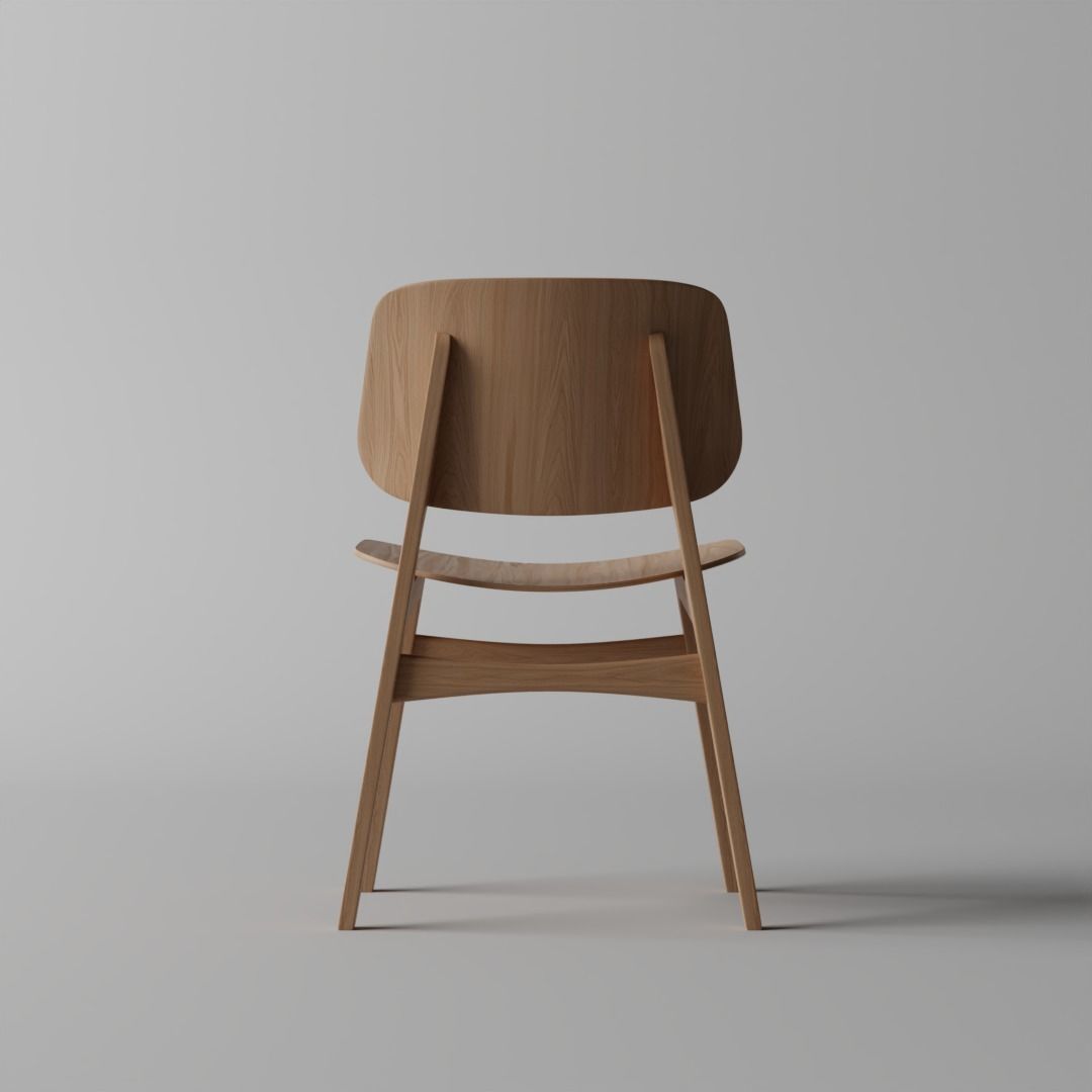 Chair Soborg  Free 3D model_2