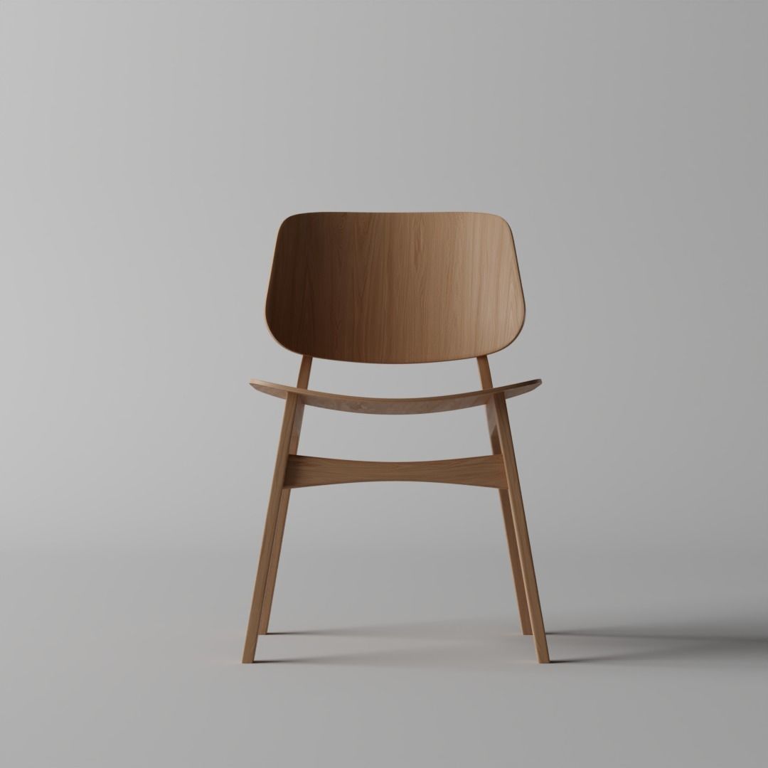 Chair Soborg  Free 3D model_1