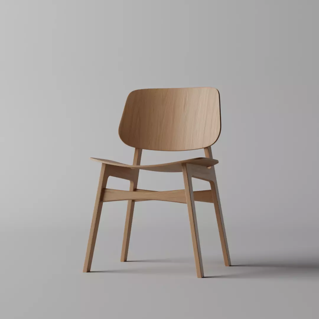 Chair Soborg  Free 3D model_0