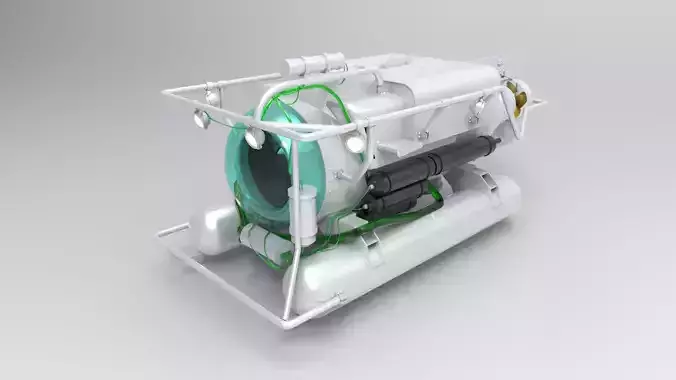 Submersible Underwater Vehicle 3D model