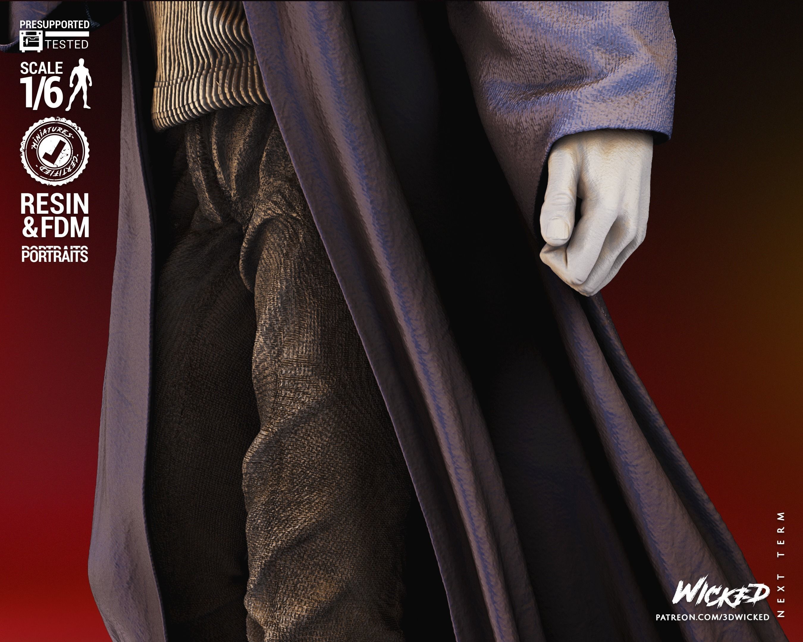 Wicked Movies Harry Potter Sculpture Tested for 3D printing 3D print model_46