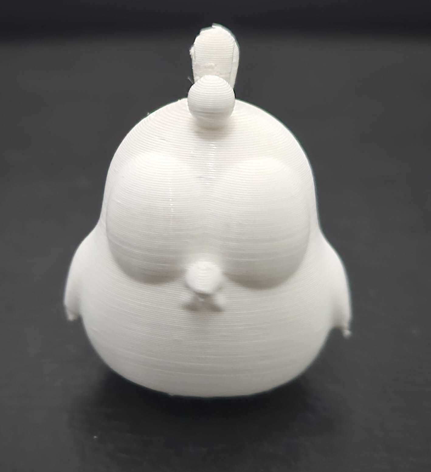 Funny Chicken Keychain 3D print model_13