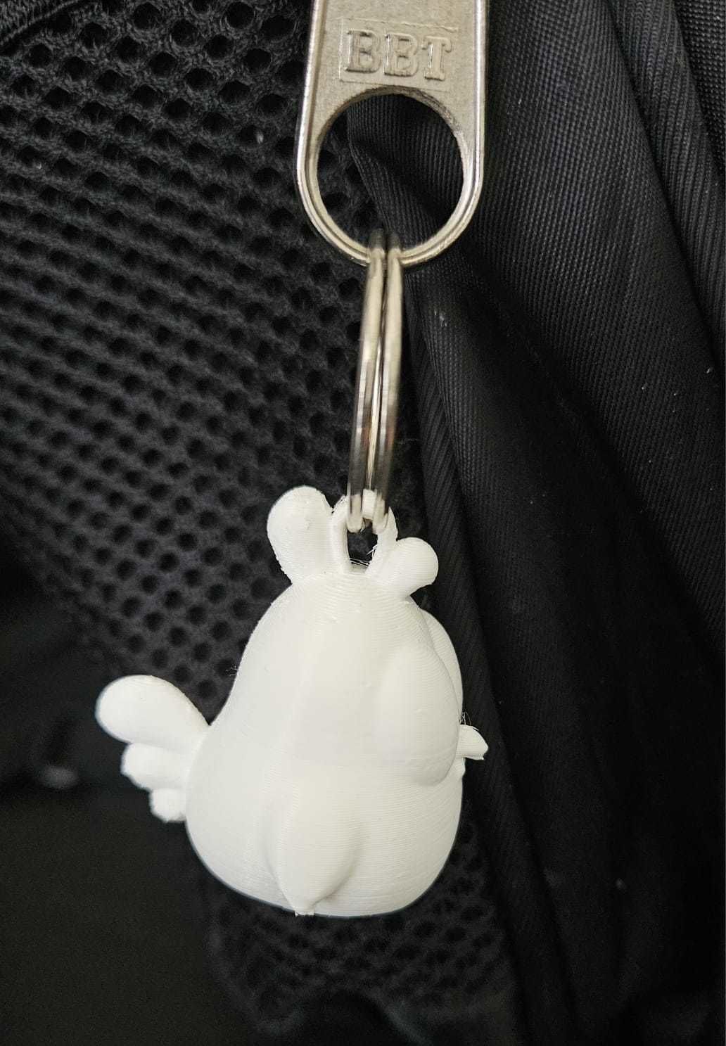 Funny Chicken Keychain 3D print model_18