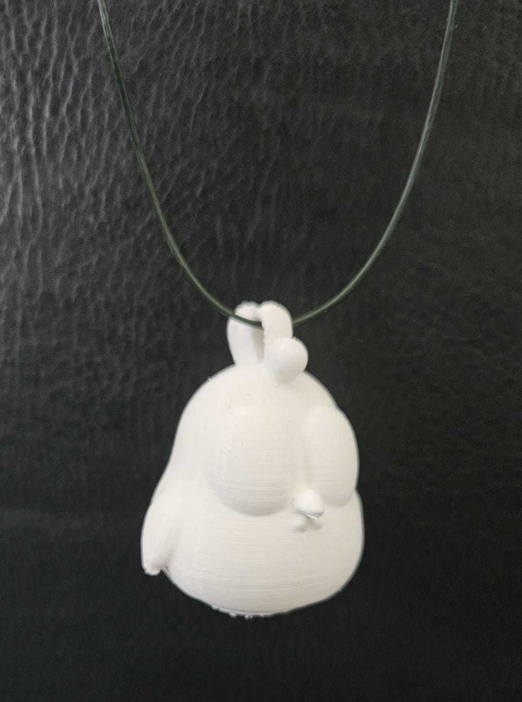 Funny Chicken Keychain 3D print model_20