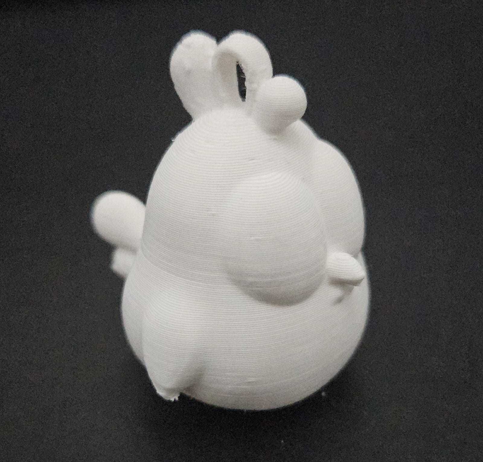 Funny Chicken Keychain 3D print model_11