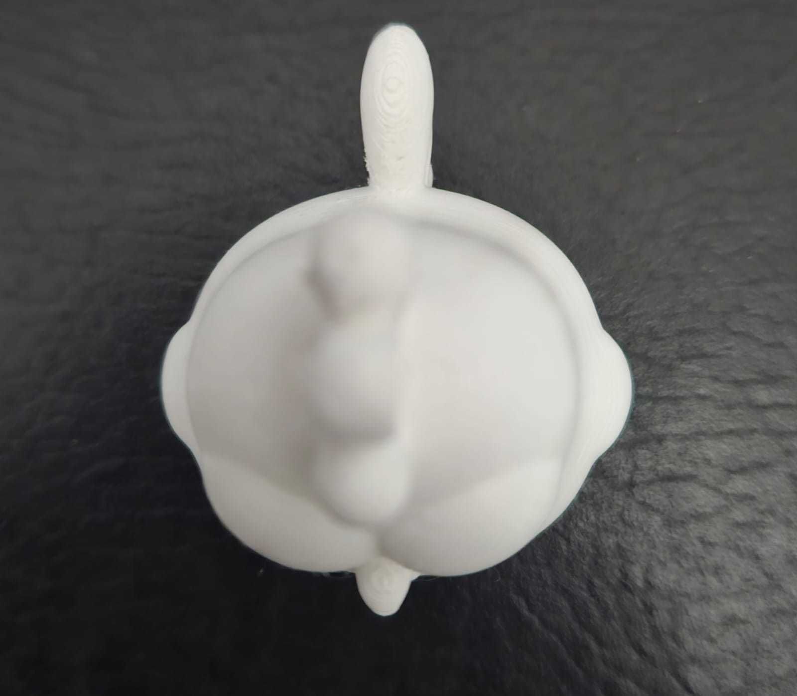 Funny Chicken Keychain 3D print model_15