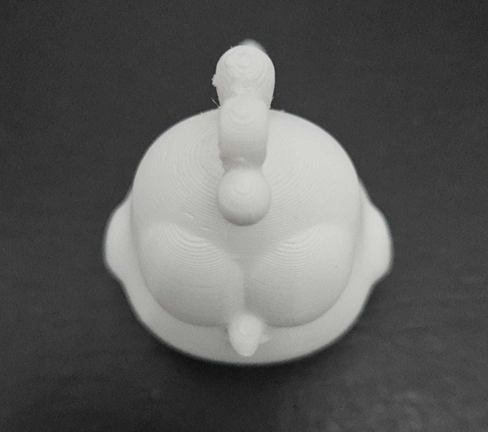 Funny Chicken Keychain 3D print model_14