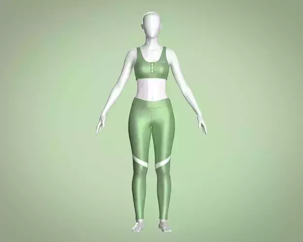 Girls Bralette with Leggings V2