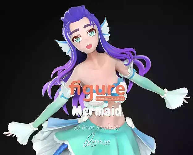 Figure - Mermaid 3D print model