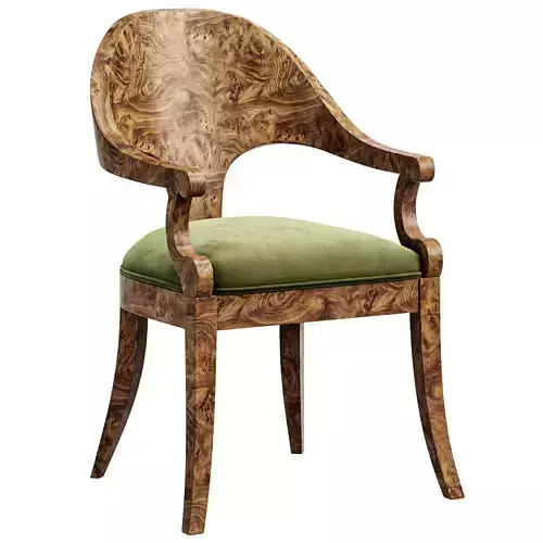 REGENCY BURL CHAIR by Bakerfurniture