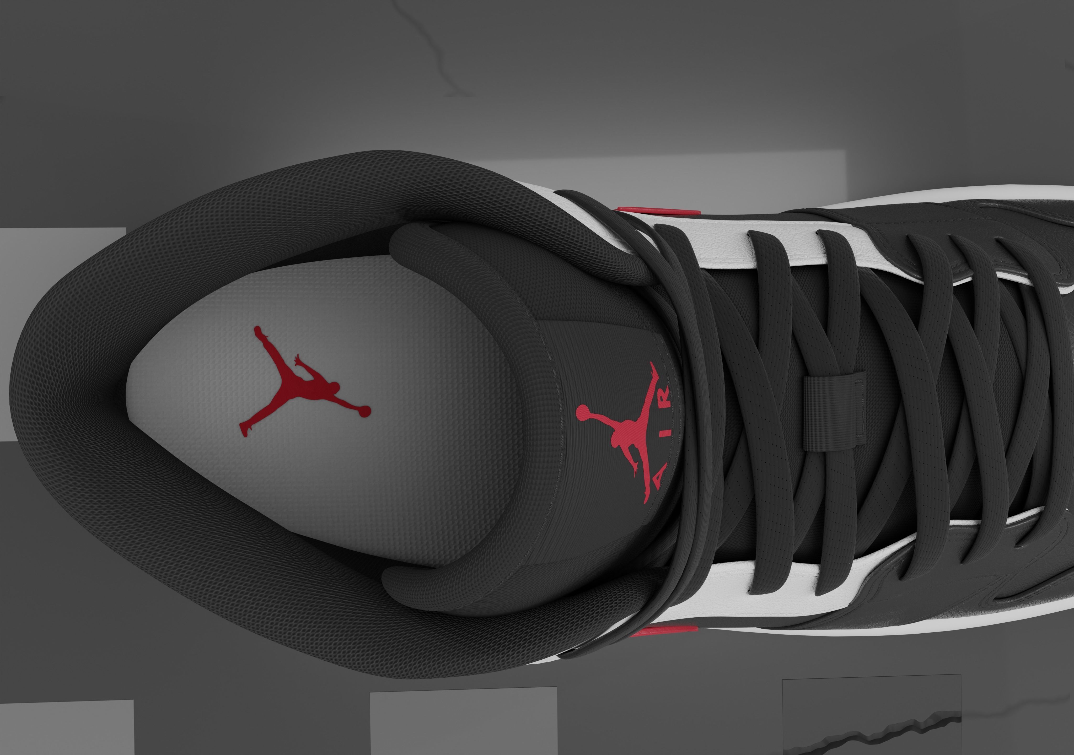 Air Jordan 1 Mid 3D model_12
