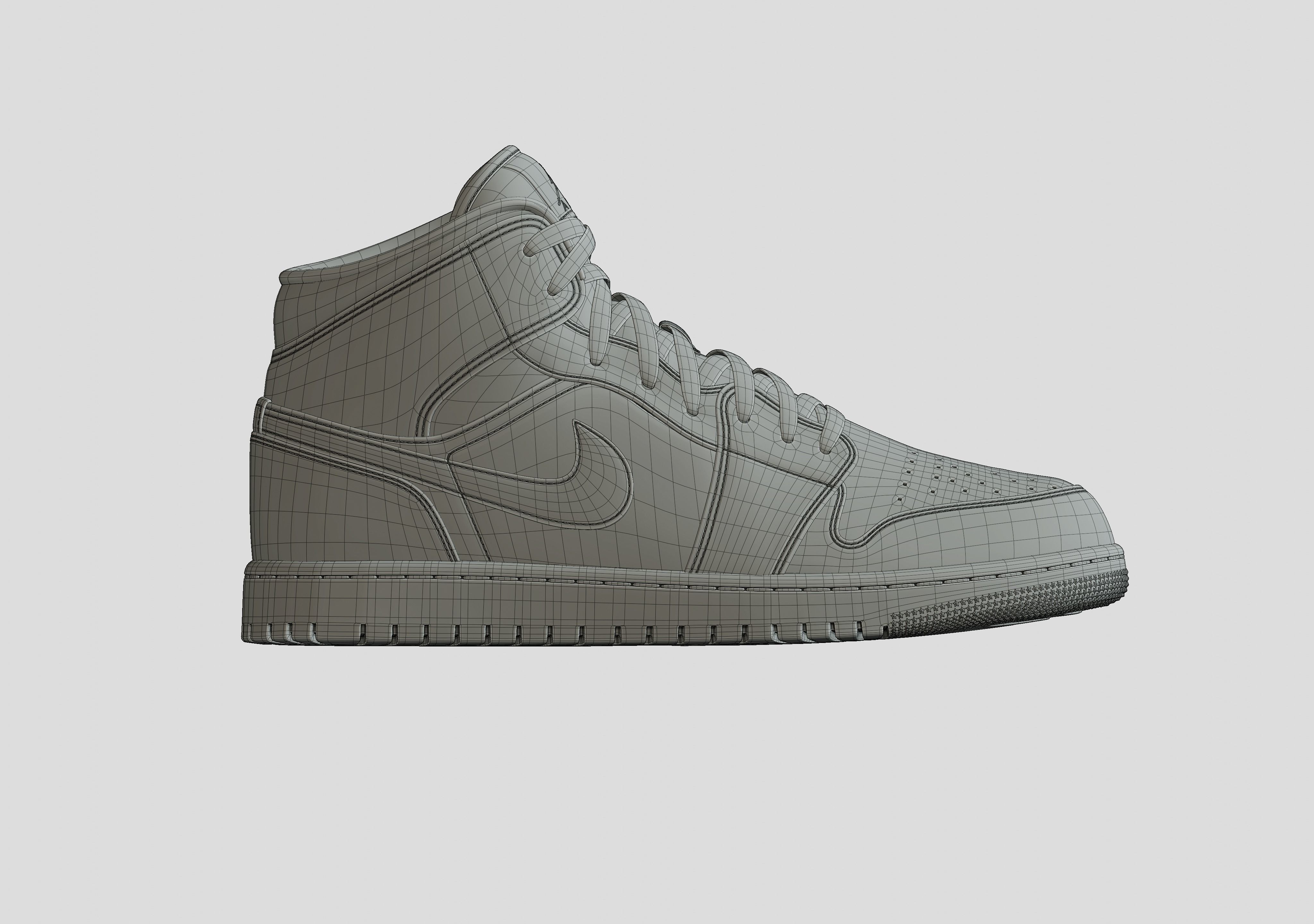 Air Jordan 1 Mid 3D model_20