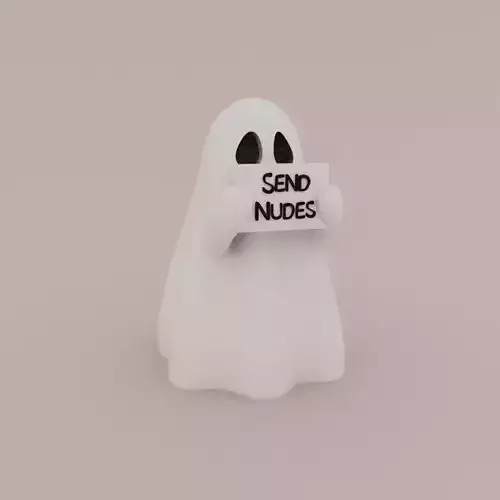 Cute little messenger Ghost 3D print model