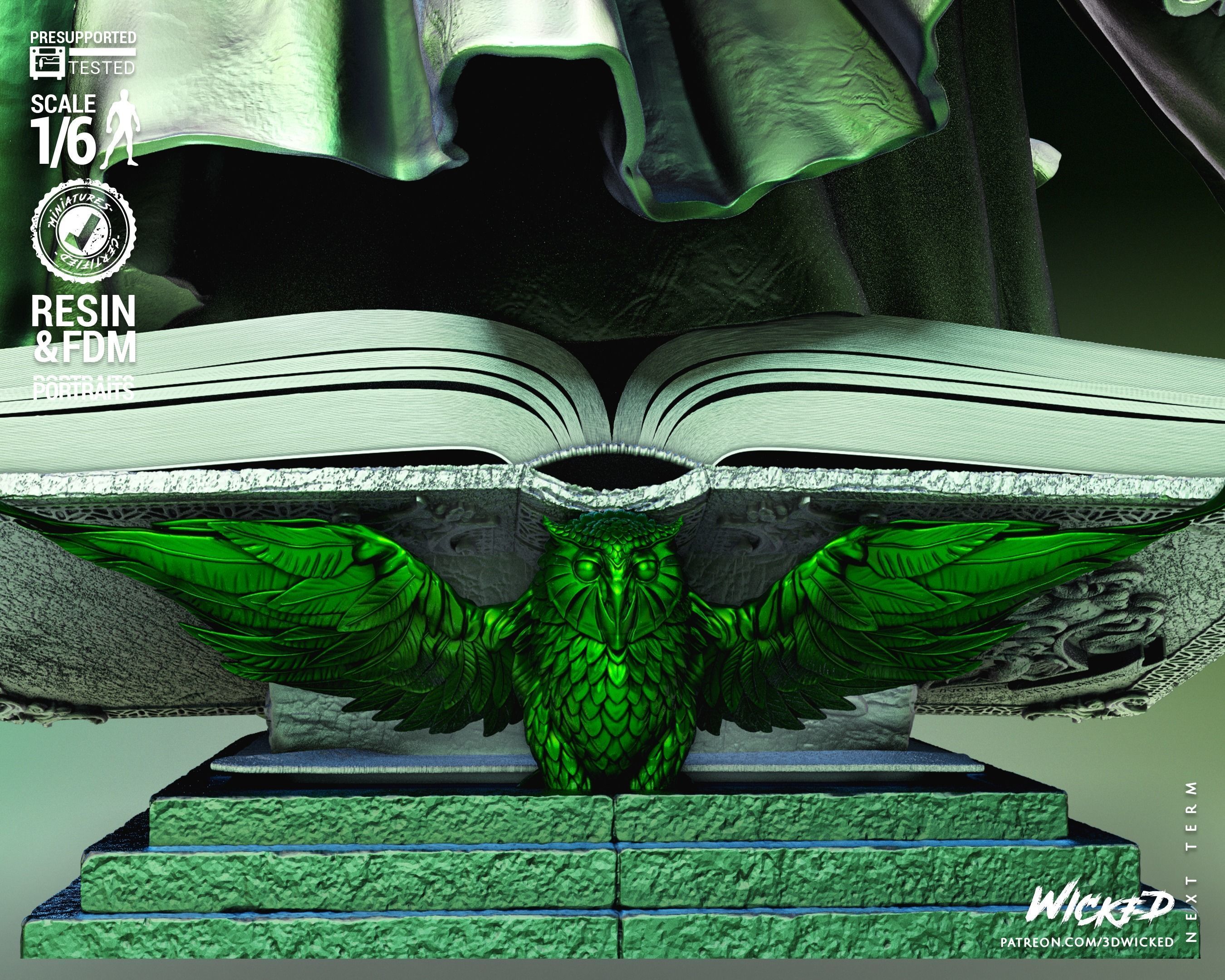 Wicked Movies Voldemort Sculpture Tested for 3D printing 3D print model_32