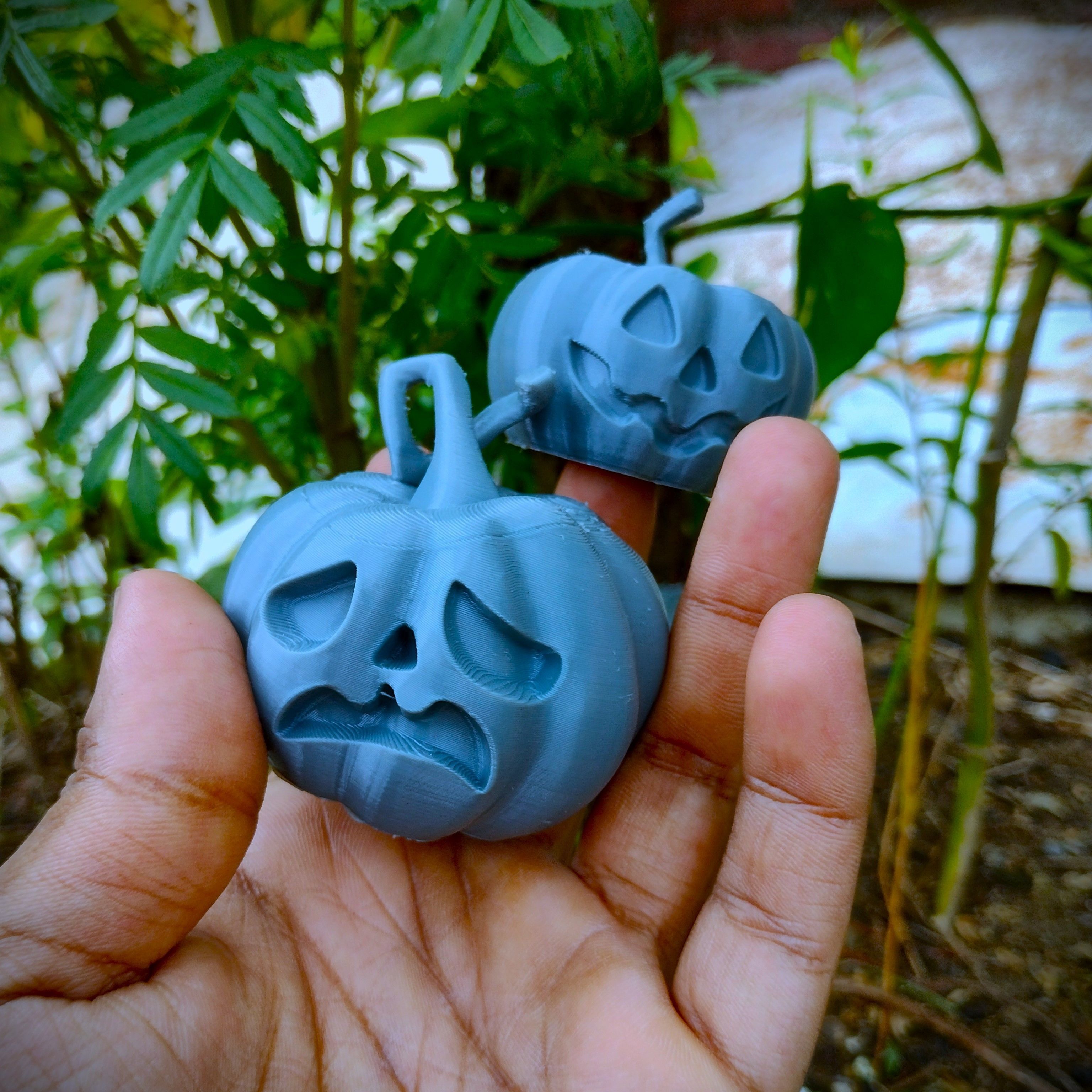 Halloween special Articulated Pumpkin Toy 3D print model_12