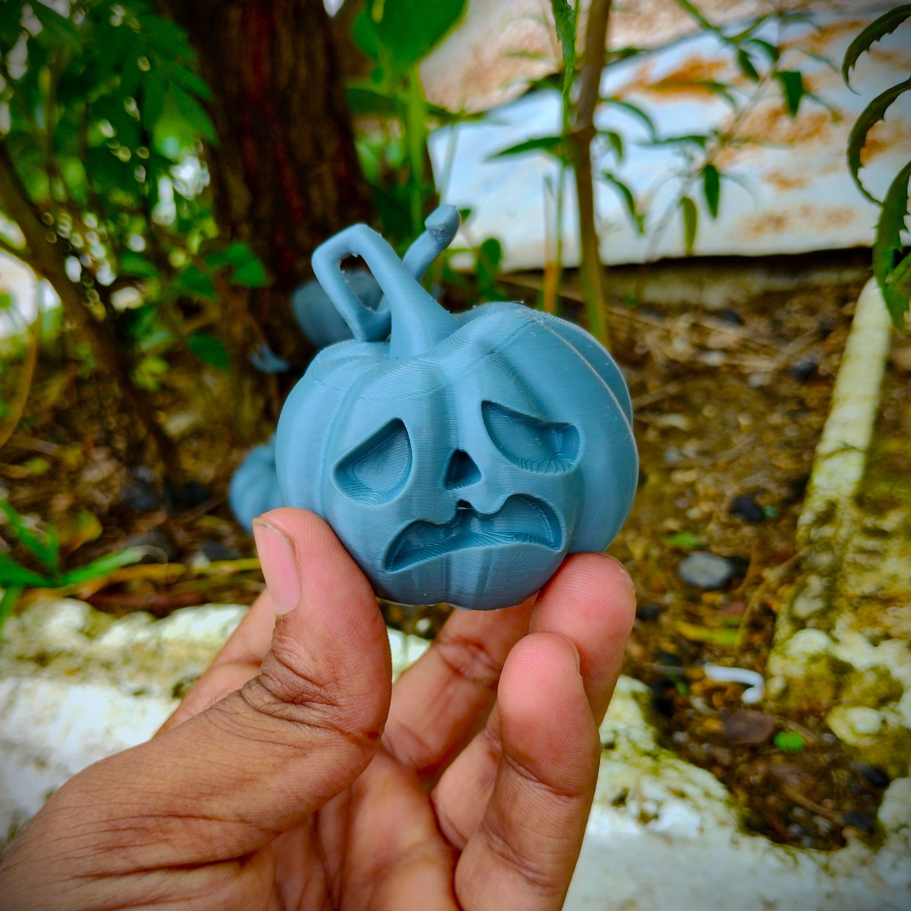 Halloween special Articulated Pumpkin Toy 3D print model_11