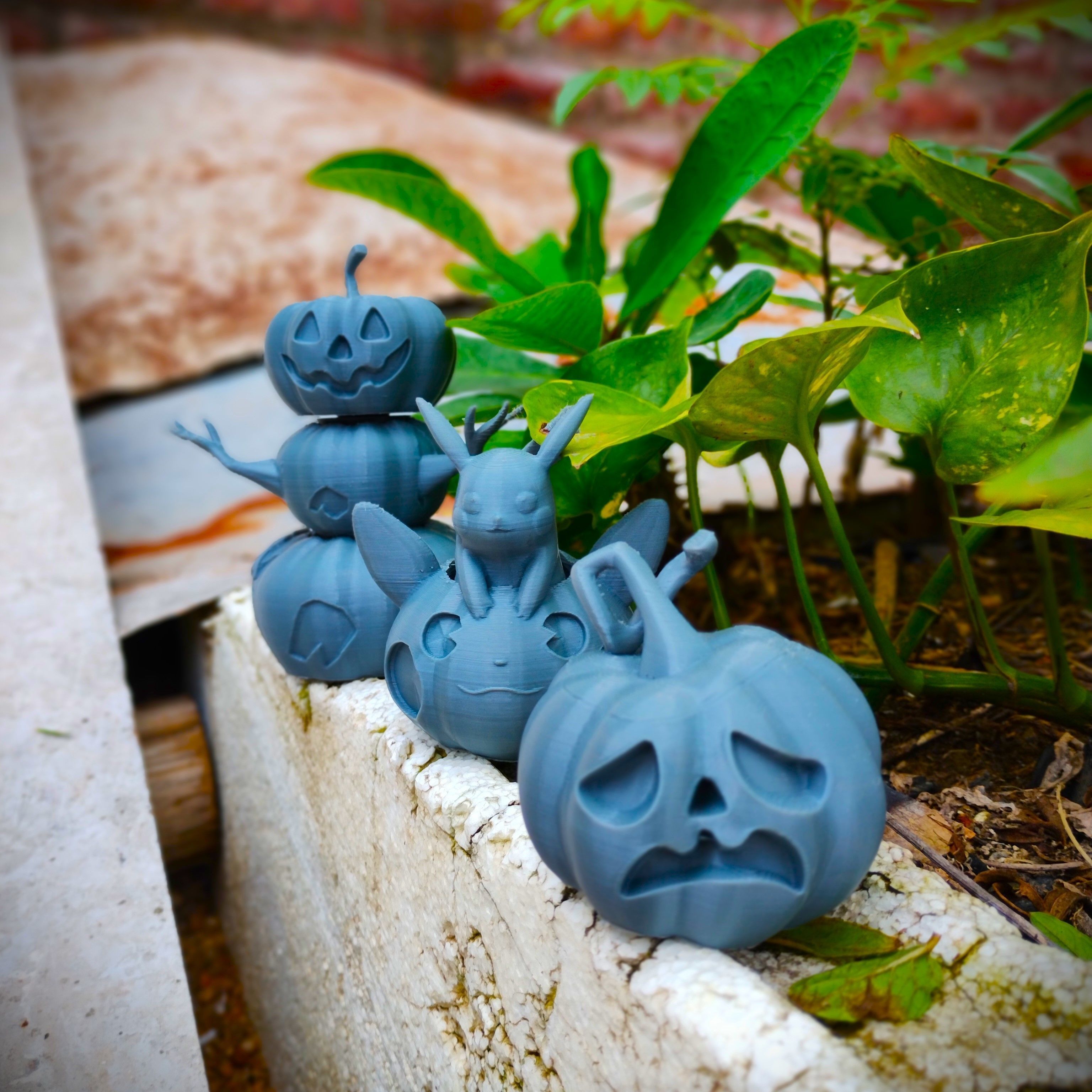 Halloween special Articulated Pumpkin Toy 3D print model_13