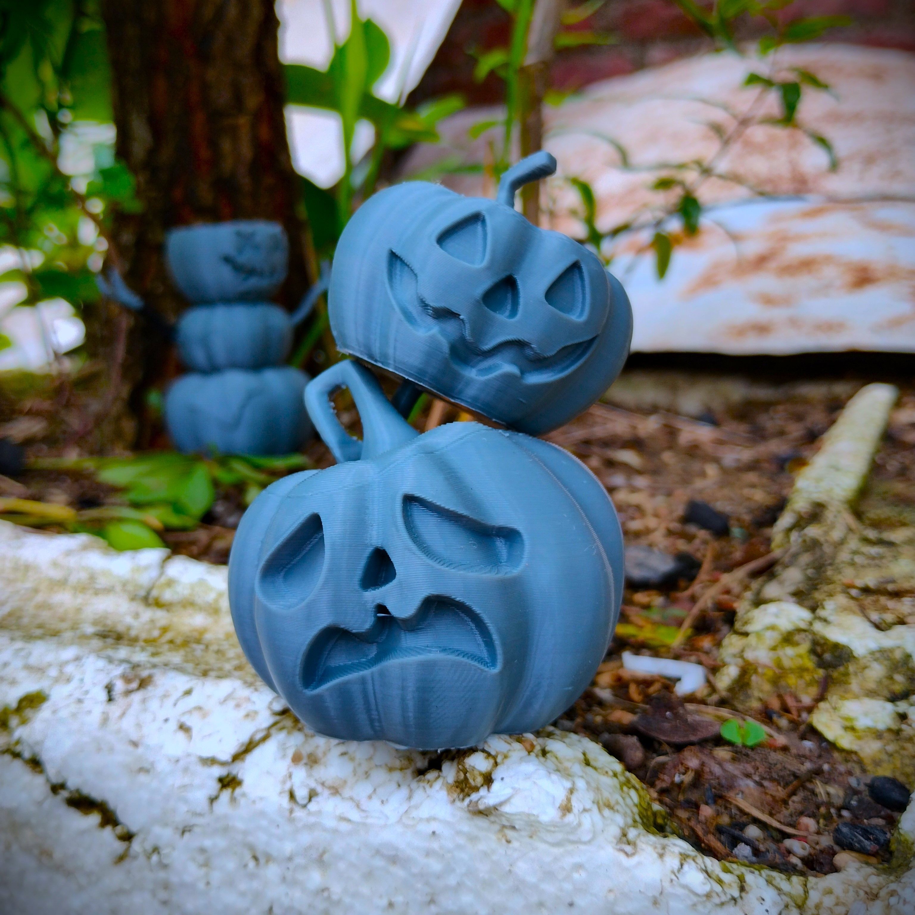 Halloween special Articulated Pumpkin Toy 3D print model_9