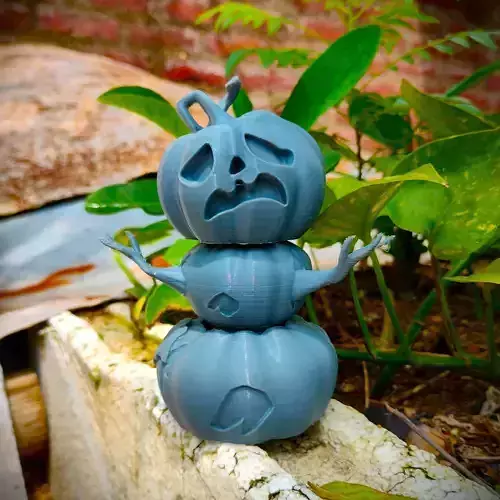 Halloween special Articulated Pumpkin Toy 3D print model