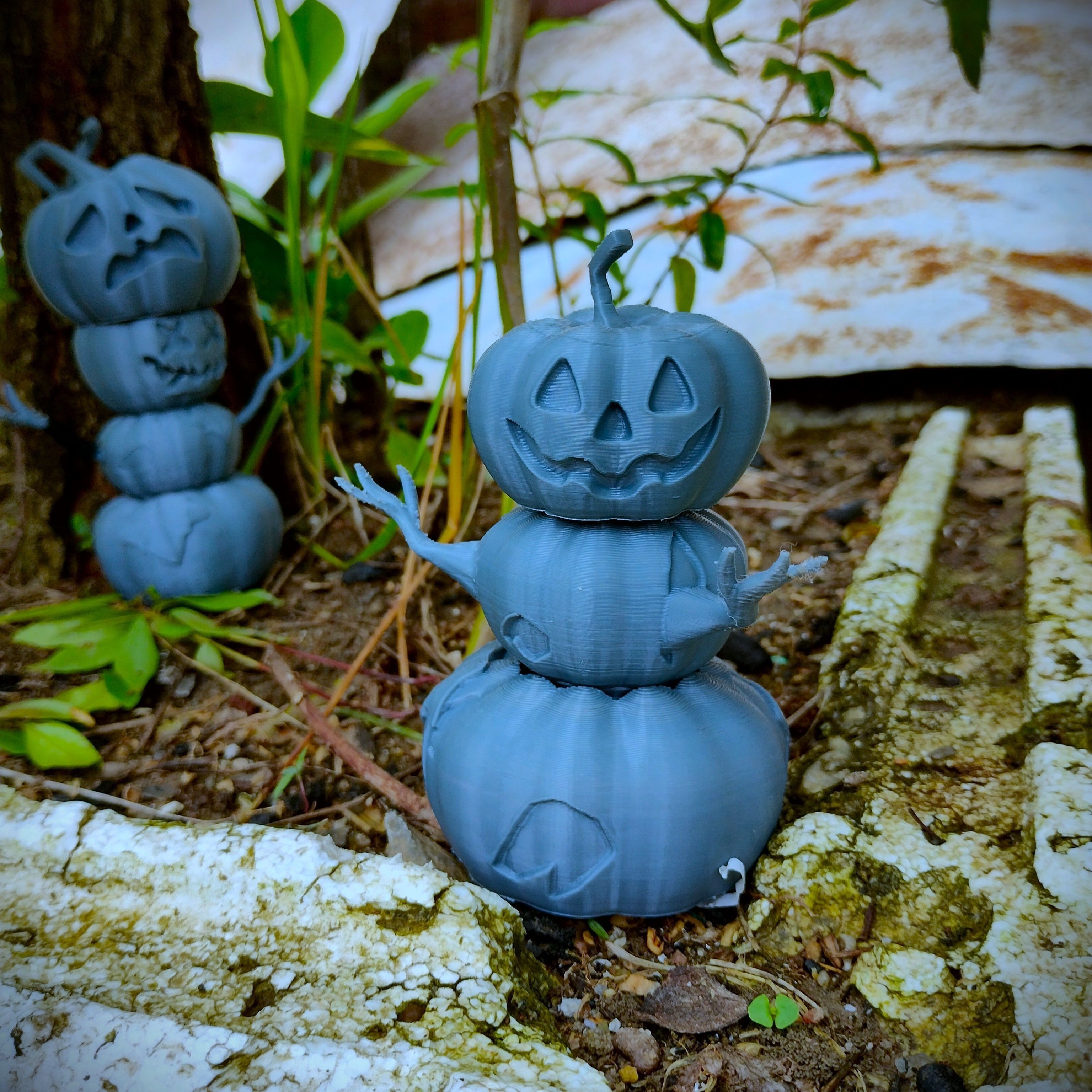 Halloween special Articulated Pumpkin Toy 3D print model_7