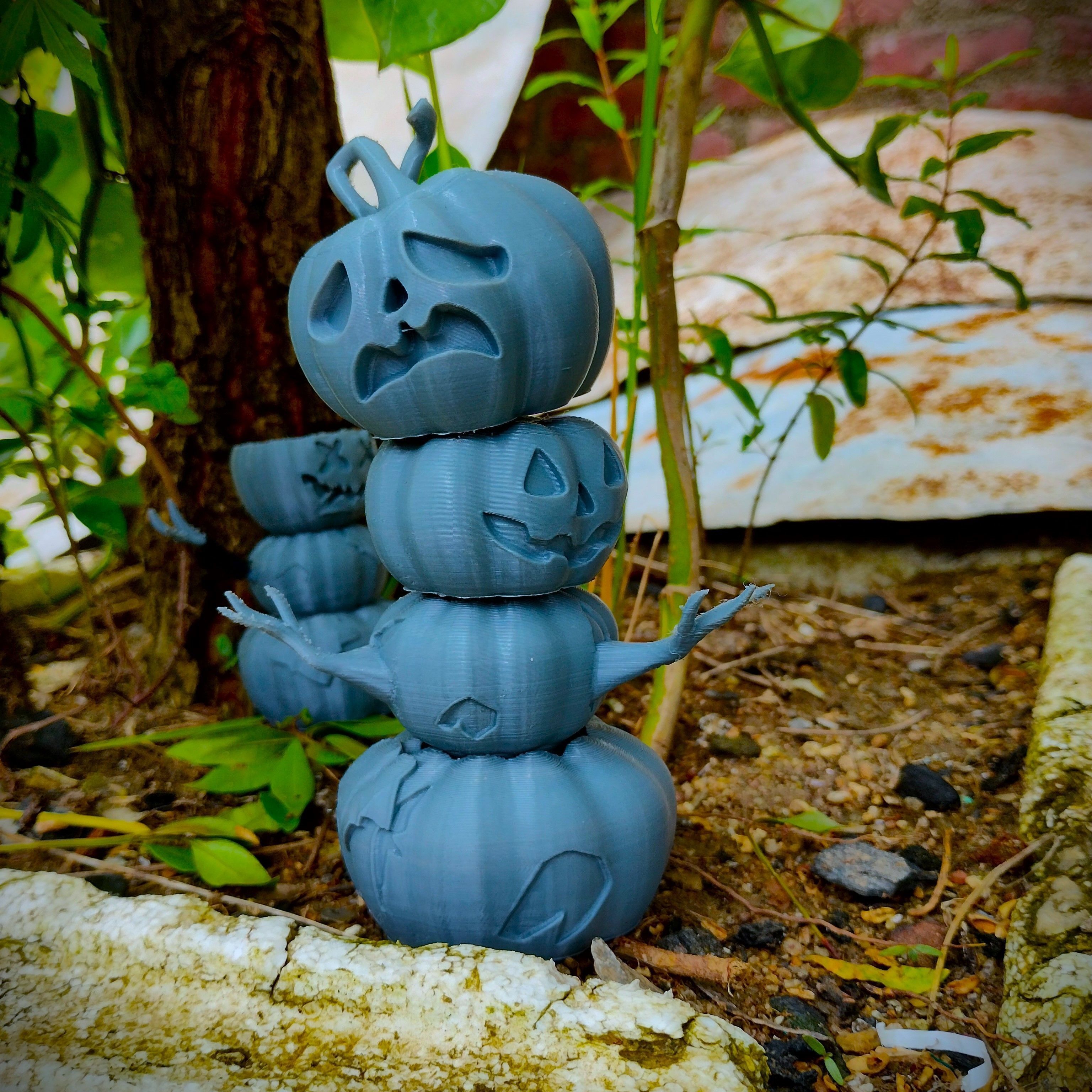 Halloween special Articulated Pumpkin Toy 3D print model_8