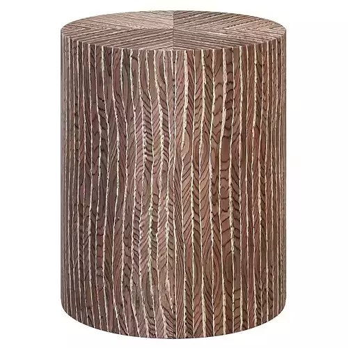 CYLINDRICAL SIDE TABLE by Bakerfurniture